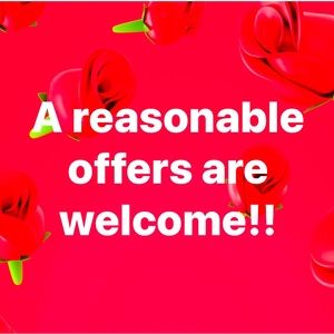 Reasonable offers are Welcome!!